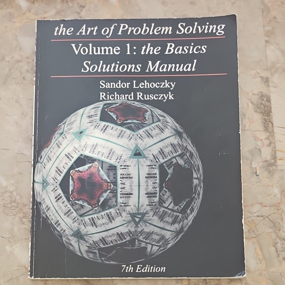 The Art of Problem Solving Volume 1: The Basics Solutions Manual - Black